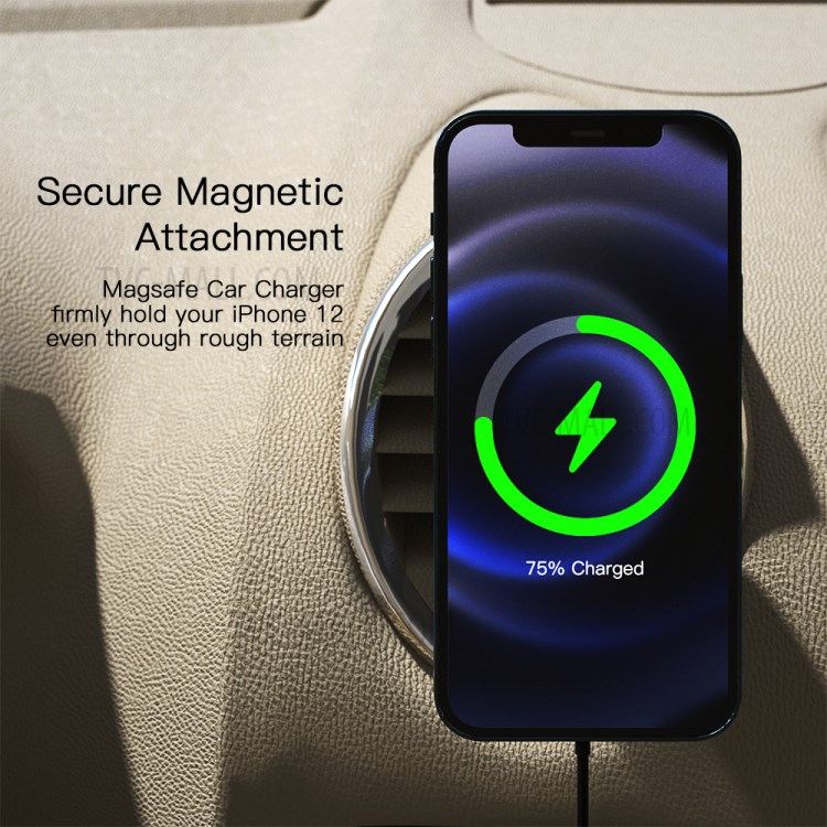 Magnetic Wireless Car Charger Bracket Mount for iPhone 12 Pro Max Mini Magsafe Air Vent Car Phone Holder Stand-5