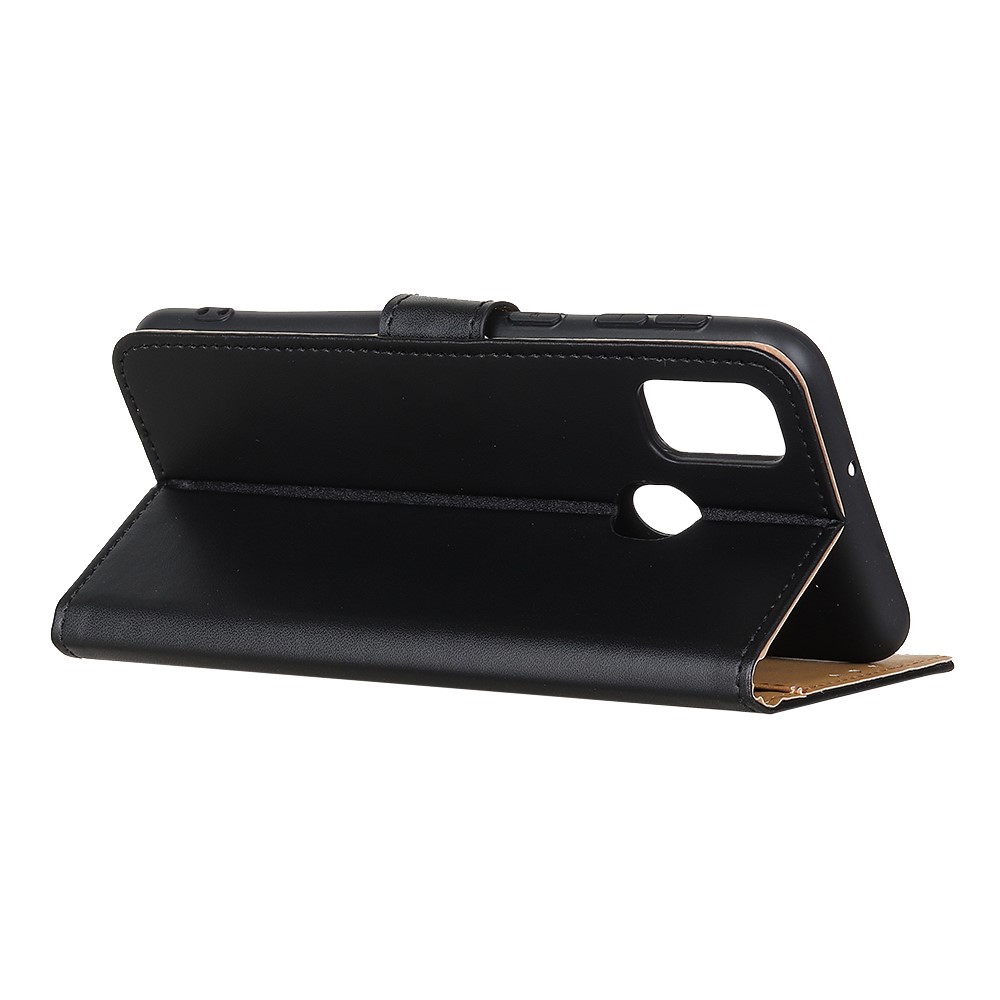 Magnetic Clasp Design Leather Wallet Shell Case with Stand for Alcatel 1S (2021) / 3L (2021) - Black-7
