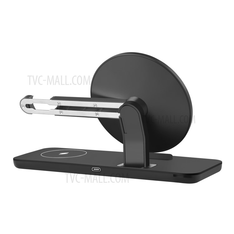 F5 10W 3 in 1 Wireless Charger Qi Fast Charging Stand for iPhone Huawei Xiaomi iWatch AirPods-7
