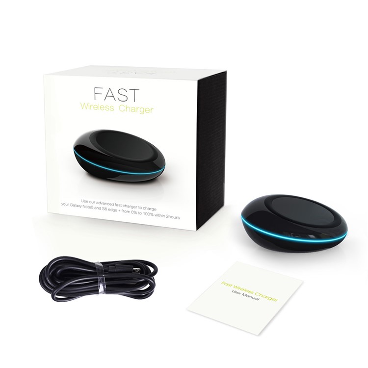 FC90 Fast Charge Qi Wireless Charging Pad for iPhone 8/8 Plus/Samsung Galaxy S7/ S7 Edge-8