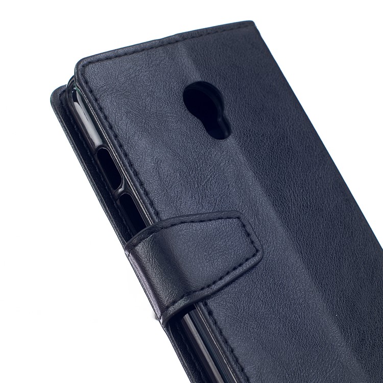 Leather Wallet Case for Alcatel OneTouch Pixi 4 (5.0) 4G Version - Black-5