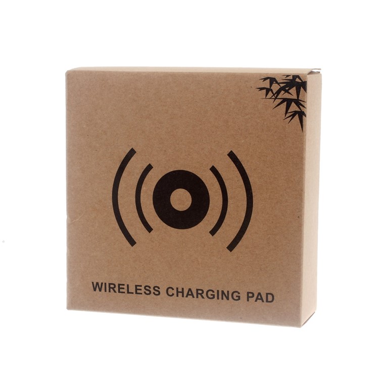 Portable Standard Wireless Charging Pad for Samsung Galaxy S6 edge /LG G4 (Not Support FOD Function) - Beige-8