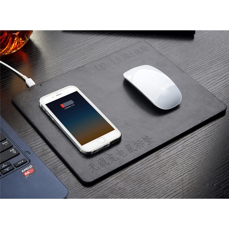XINCUCO 2-in-1 Wireless Charging Mouse Pad (Not Support FOD Function)-2