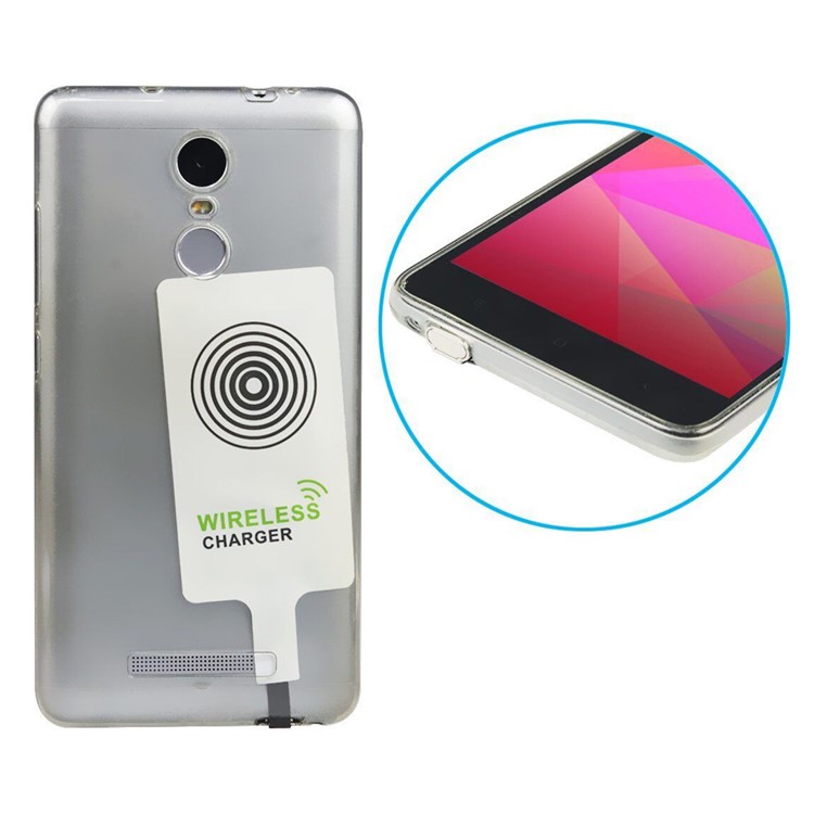Qi Wireless Charge Receiver with Micro USB Plug for Samsung Galaxy Note 4/S4 Etc (Reverse Direction)-3