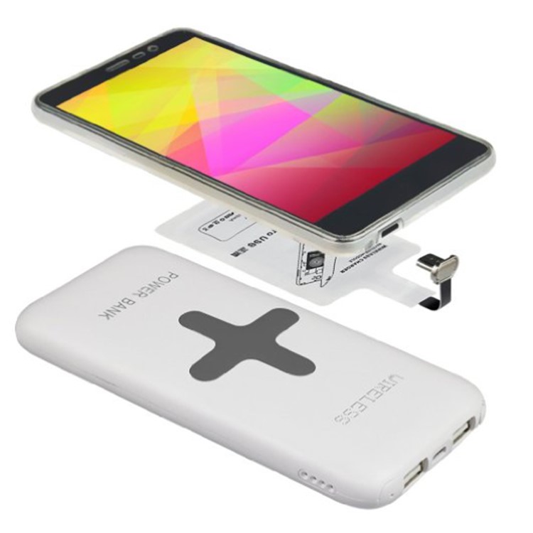 Qi Wireless Charge Receiver with Micro USB Plug for Samsung Galaxy Note 4/S4 Etc (Reverse Direction)-4