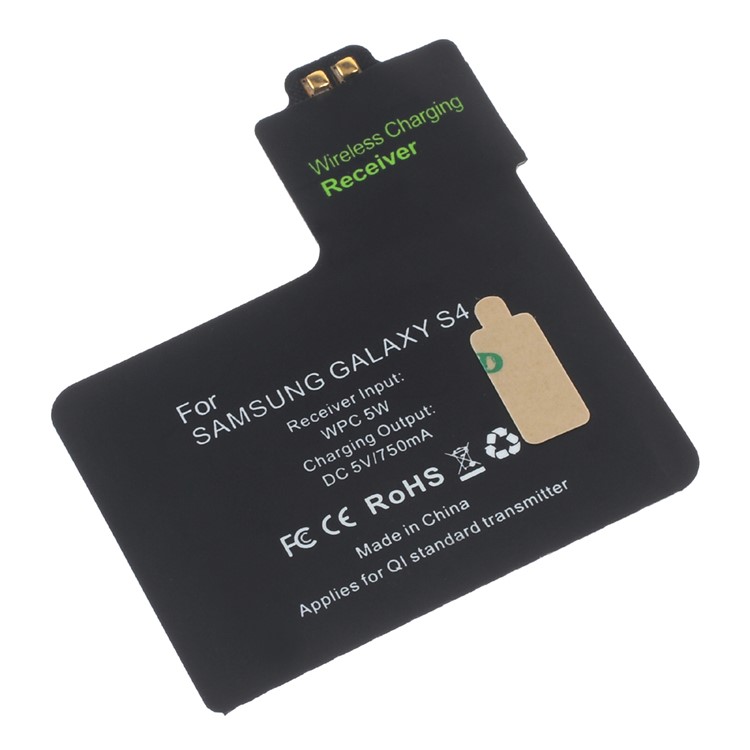 For Samsung Galaxy S4 IV I9500 Qi Standard Wireless Charging Receiver TI Chip CE FCC RoHS-2