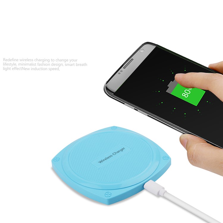 MESKEY Induction Cooker Shaped Qi Wireless Charger for Samsung S7/S7 Edge Etc (MS-W6) - Black-11