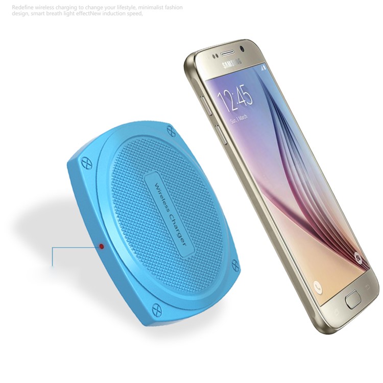 MESKEY Induction Cooker Shaped Qi Wireless Charger for Samsung S7/S7 Edge Etc (MS-W6) - Black-12