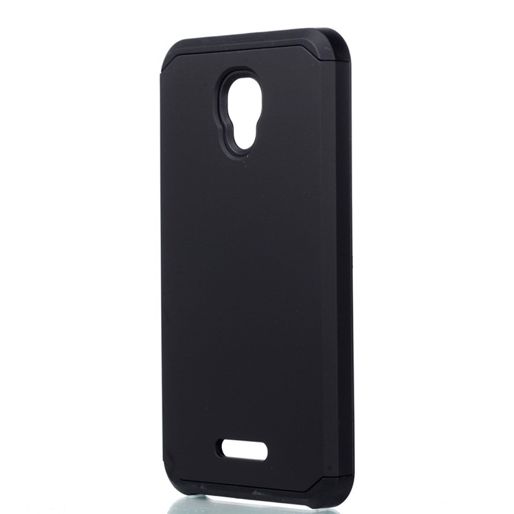 Armor Hybrid Plastic + TPU Back Case for Alcatel Fierce 4 - Black-1