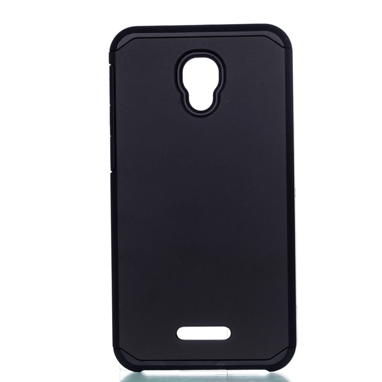 Armor Hybrid Plastic + TPU Back Case for Alcatel Fierce 4 - Black-3