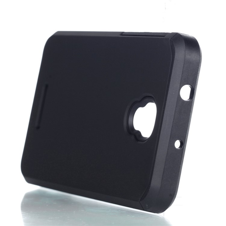 Armor Hybrid Plastic + TPU Back Case for Alcatel Fierce 4 - Black-4