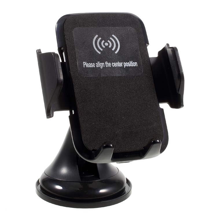 Qi Wireless Charging Car Charger Dock with Suction Cup Mount Holder for Samsung Galaxy S7 Edge, Width: 65-85mm-5