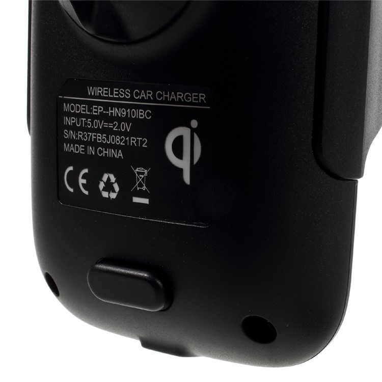 Qi Wireless Charging Car Charger Dock with Suction Cup Mount Holder for Samsung Galaxy S7 Edge, Width: 65-85mm-9