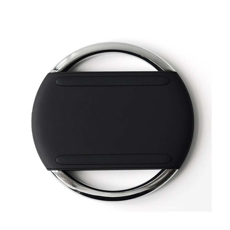 UGPINE NW190 Qi Wireless Charge Pad with Round Frame for Samsung S6 Edge/Note5 Etc - Black-3