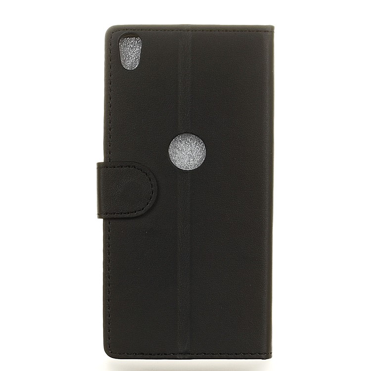 Wallet Leather Stand Phone Case for Alcatel Shine Lite - Black-2