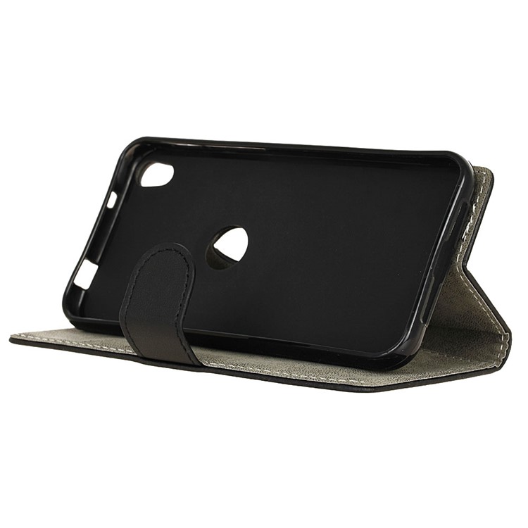 Wallet Leather Stand Phone Case for Alcatel Shine Lite - Black-5