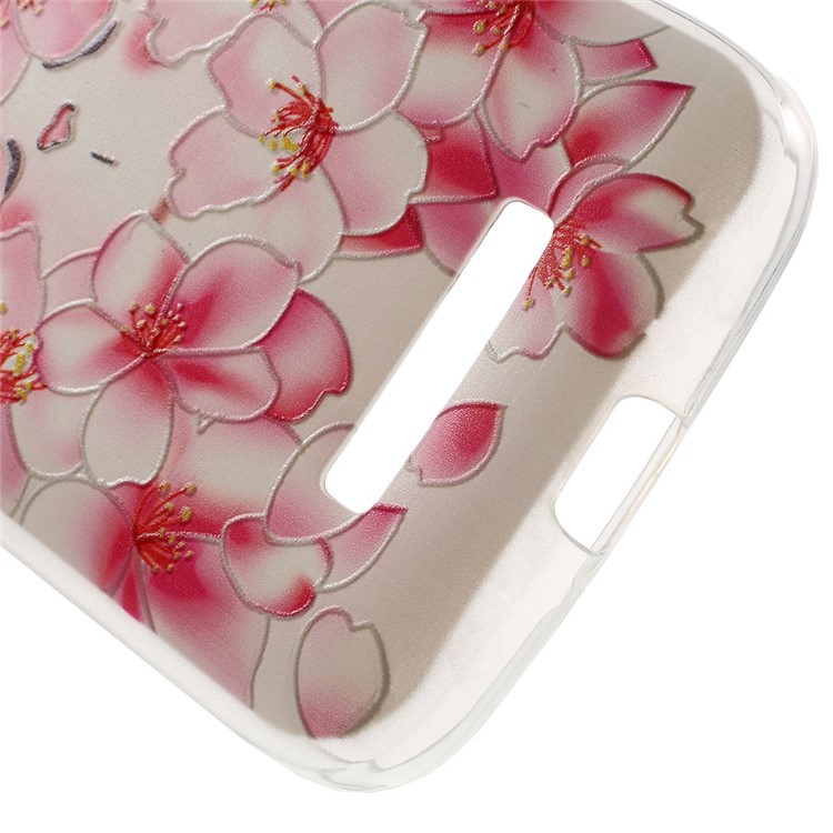 Softlyfit Embossed TPU Case for Alcatel One Touch Pop C7 OT-7040E 7040F 7040D - Pretty Flowers-5