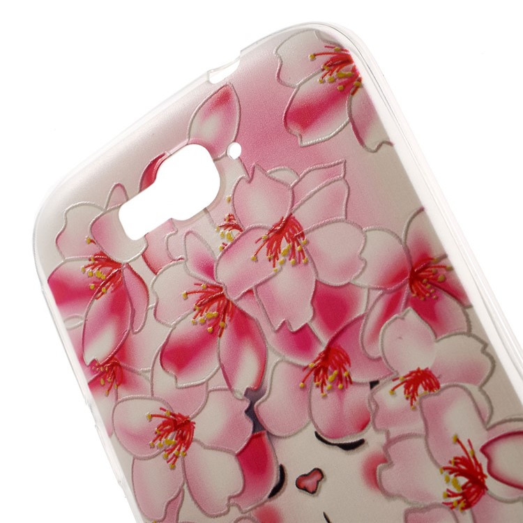 Softlyfit Embossed TPU Case for Alcatel One Touch Pop C7 OT-7040E 7040F 7040D - Pretty Flowers-6