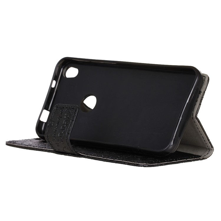 Cartoon Graffiti Leather Wallet Case for Alcatel Shine Lite - Black-5