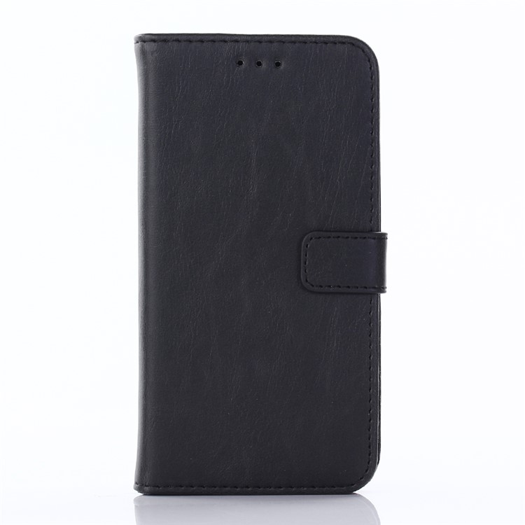 Wallet Leather Cell Phone Case for Alcatel Shine Lite - Black-1