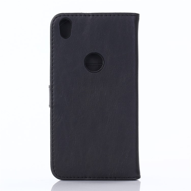 Wallet Leather Cell Phone Case for Alcatel Shine Lite - Black-2