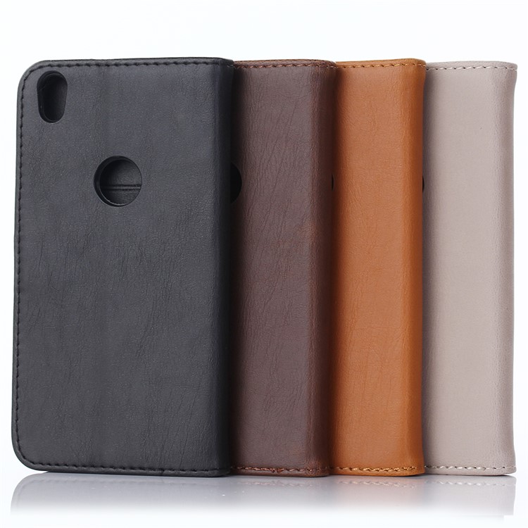 Wallet Leather Cell Phone Case for Alcatel Shine Lite - Black-6