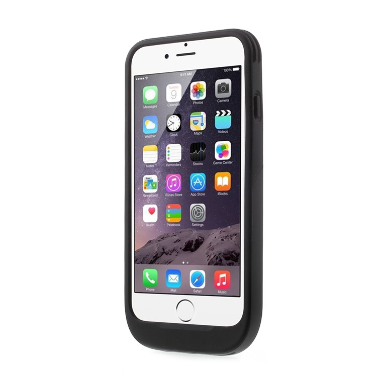 YULINME MFI Certified Wireless Charging Receiver Phone Case + Transmitter for iPhone 6s 6 - Black-4