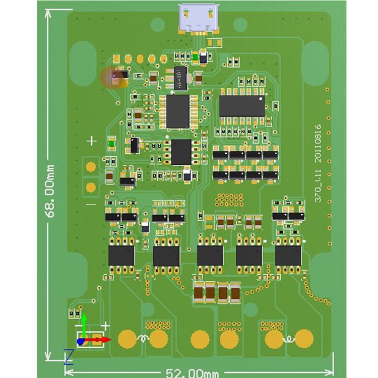 DIY 10W Quick Charge Wireless Charging Circuit Board PCBA with 3 Coils-5