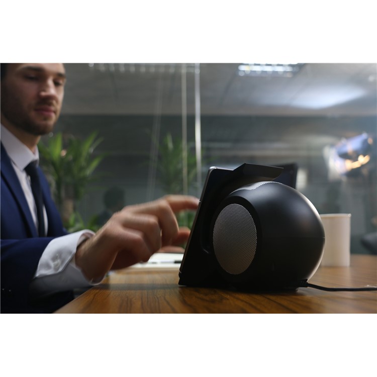 SMAMAO WN1 QI Wireless Charging Pad Bluetooth Speaker with Mic NFC AUX-in - Black / EU Plug-28
