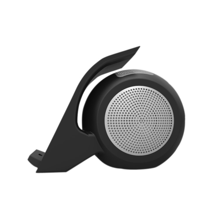 SMAMAO WN1 QI Wireless Charging Pad Bluetooth Speaker with Mic NFC AUX-in - Black / EU Plug-4