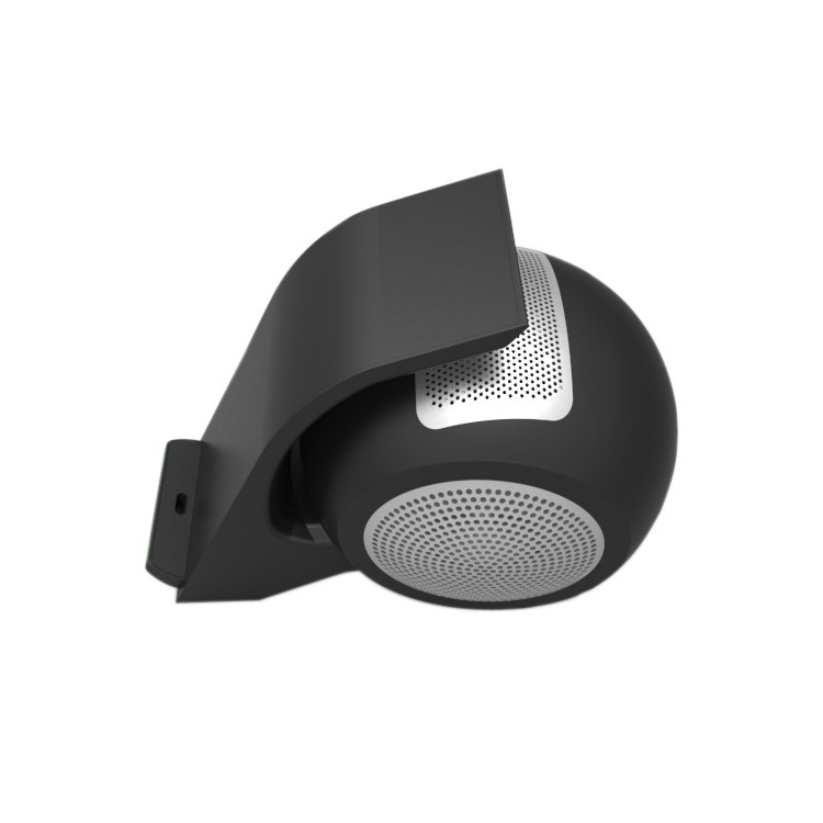 SMAMAO WN1 QI Wireless Charging Pad Bluetooth Speaker with Mic NFC AUX-in - Black / EU Plug-5