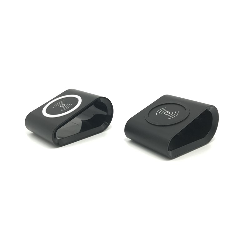 SMAMAO DC 5V QI Wireless Charger Slope Desktop Mount for Samsung S7/S6 Etc. - Black-10