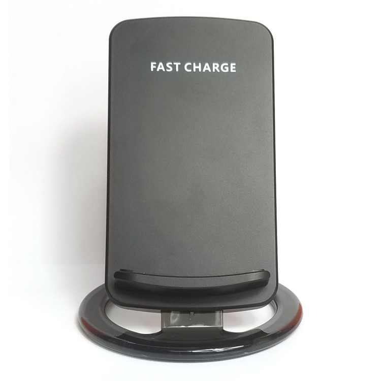 SMAMAO Q880 1-Coil Qi Wireless Charging Pad Stand for Samsung Galaxy S8/S7/S6 Etc - Black-12