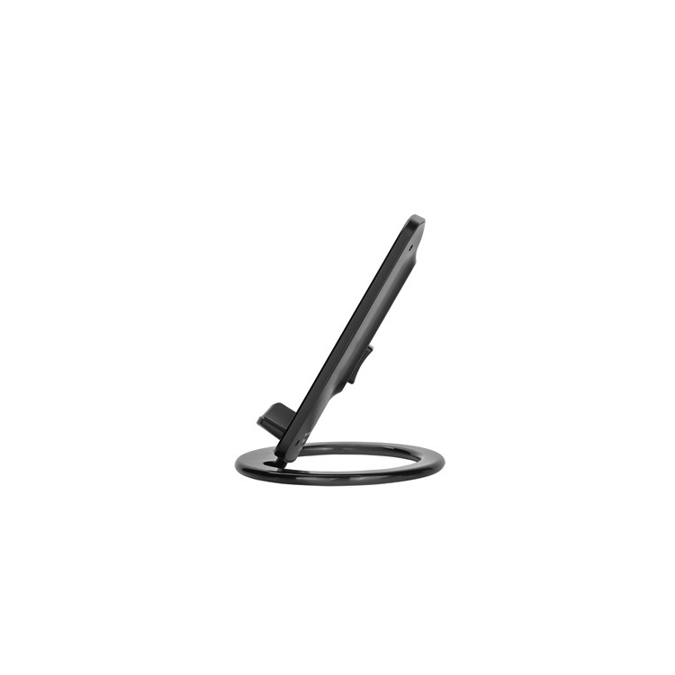 SMAMAO Q880 1-Coil Qi Wireless Charging Pad Stand for Samsung Galaxy S8/S7/S6 Etc - Black-3