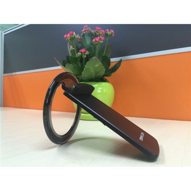 SMAMAO Q880 1-Coil Qi Wireless Charging Pad Stand for Samsung Galaxy S8/S7/S6 Etc - Black-8