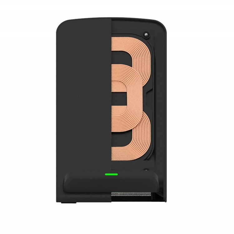 SMAMAO Q740 3-Coil Qi Wireless Charging Pad Stand for Samsung Galaxy S8/S7/S6 Etc - Black-4