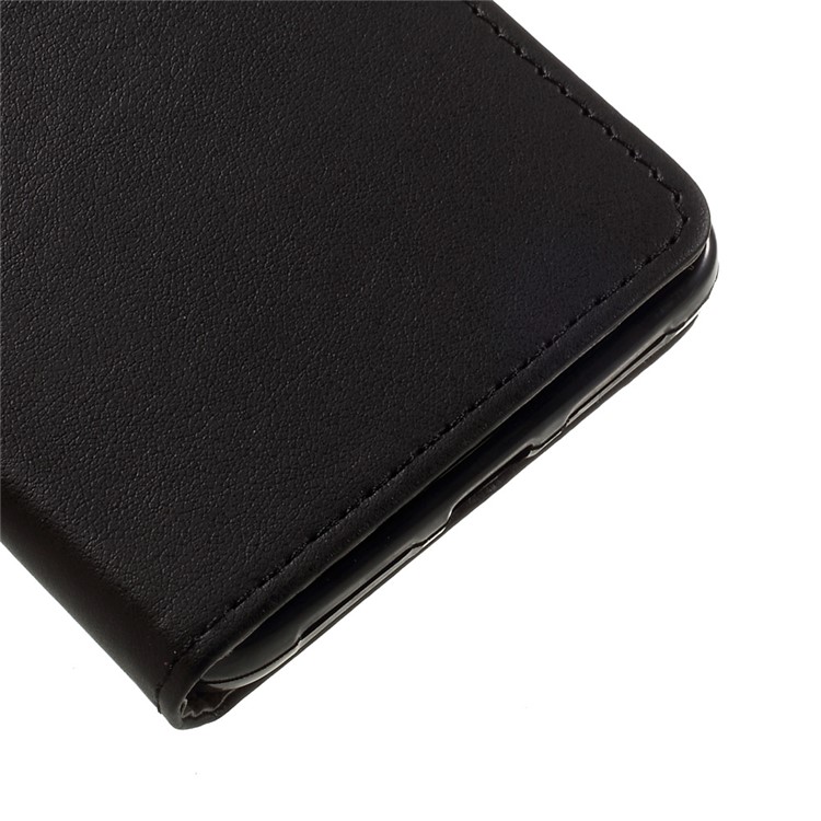 PU Leather Wallet Stand Phone Cover for Alcatel A5 LED - Black-7