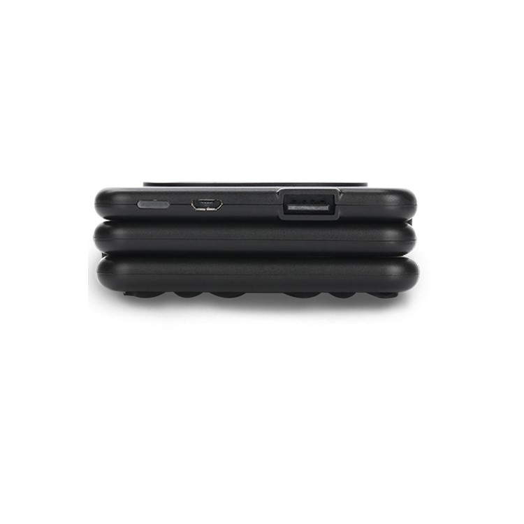 SMAMAO Foldable QI Wireless Power Bank Charging Pad 5000mAh for Samsung S7 / S6 etc. - Black-11