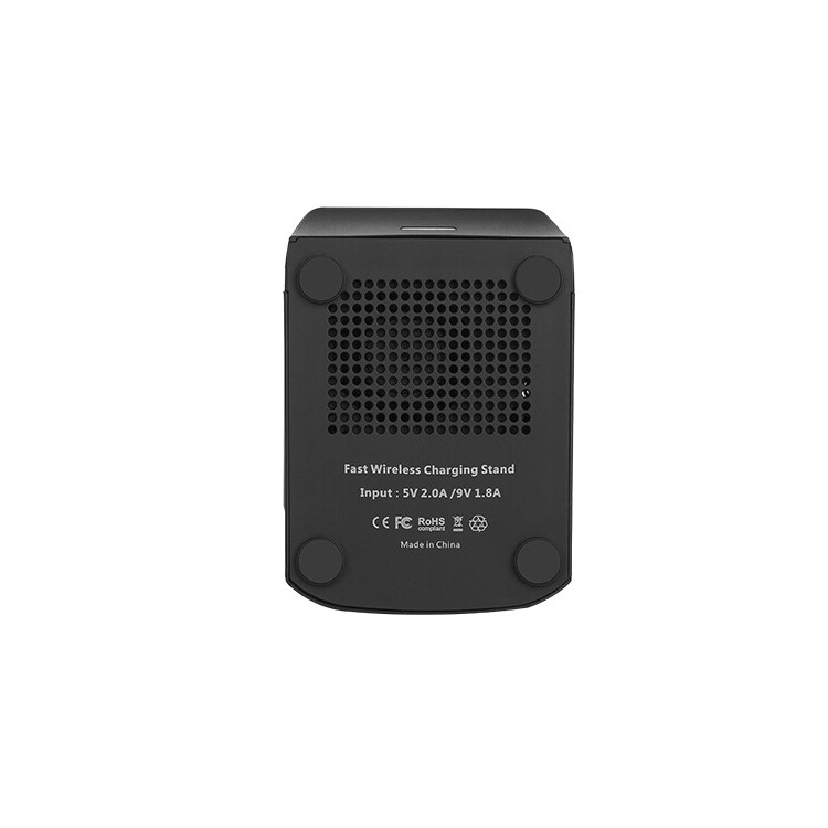 SMAMAO Q750 2-Coil Qi Wireless Charging Stand with Cooling Fan for Samsung Galaxy S8/S7 Etc - Black-13