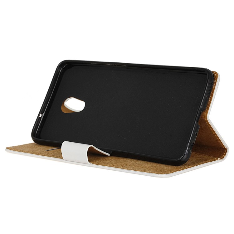 For Alcatel U5 (4G Version) Pattern Printing Wallet Leather Stand Shell Case - Jeans Metal Zipper-5