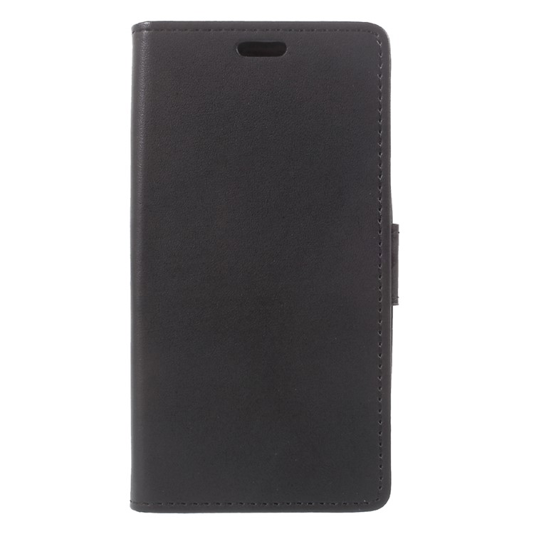PU Leather Wallet Cell Phone Case for Alcatel U5 (4G Version) - Black-2
