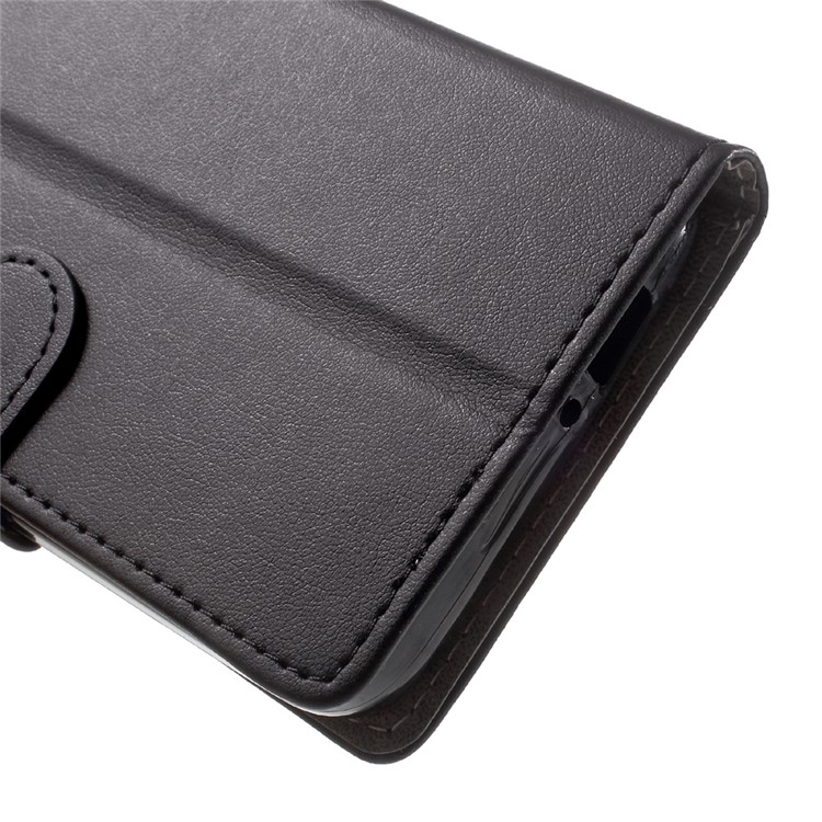 PU Leather Wallet Cell Phone Case for Alcatel U5 (4G Version) - Black-8