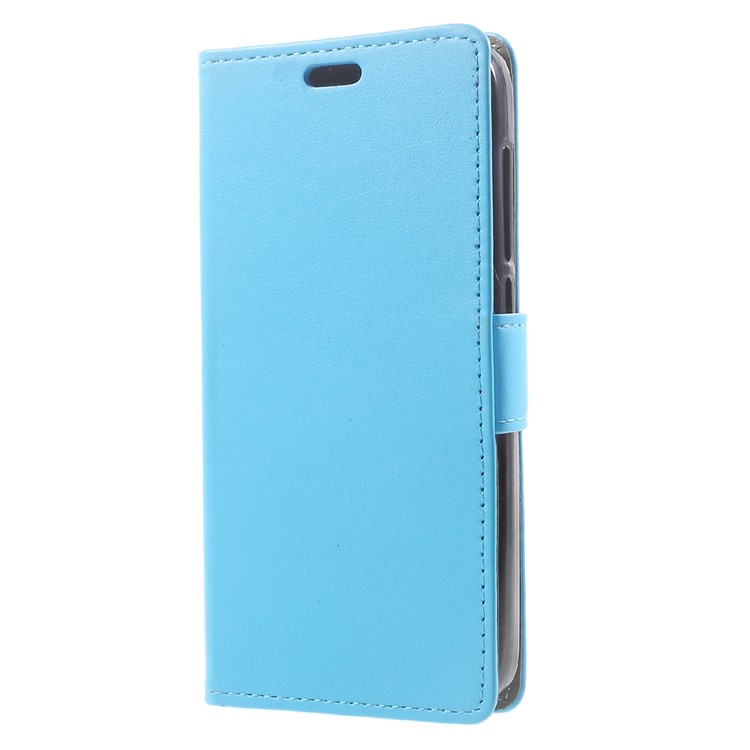 PU Leather Wallet Phone Accessory Case for Alcatel U5 (4G Version) - Blue-2