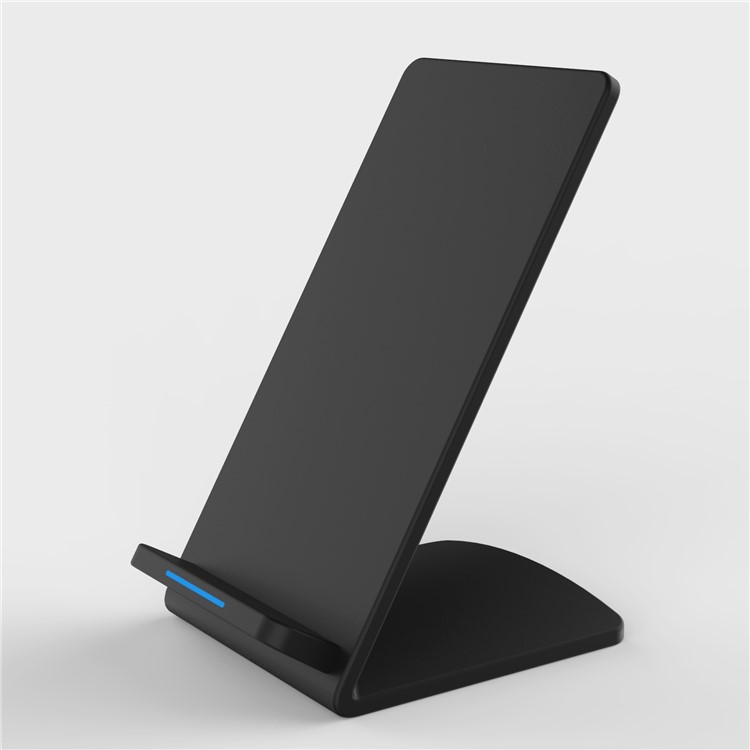 M520 9V Dual Coil Qi Wireless Charging Stand with LED Light for Samsung Galaxy S7 / S7 Edge Etc - Black-8