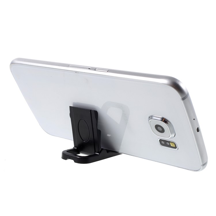Folding Mini Desk Table Adjustable Stand Holder for iPhone Samsung Sony HTC Smartphone - Black-3