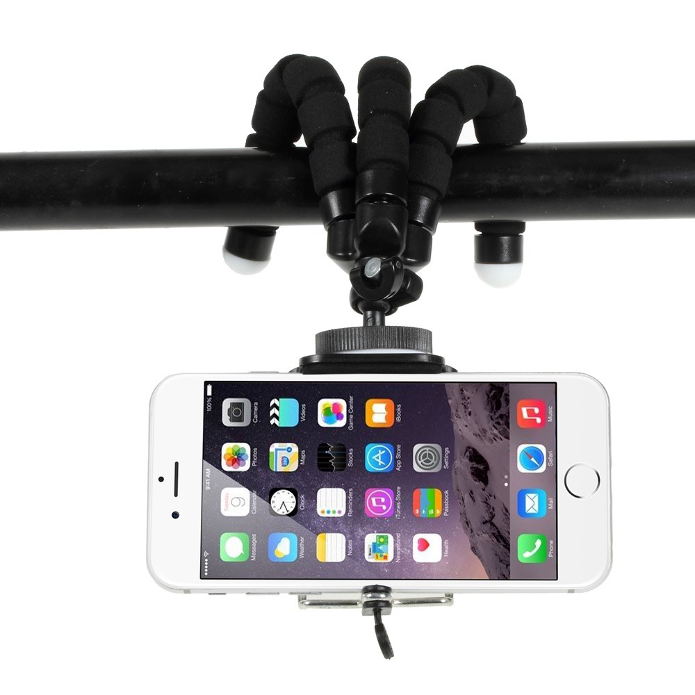 Oktopus-artige Handy-Handy-Halterung Klemmbereich: 5.5-8.5CM - Schwarz-3