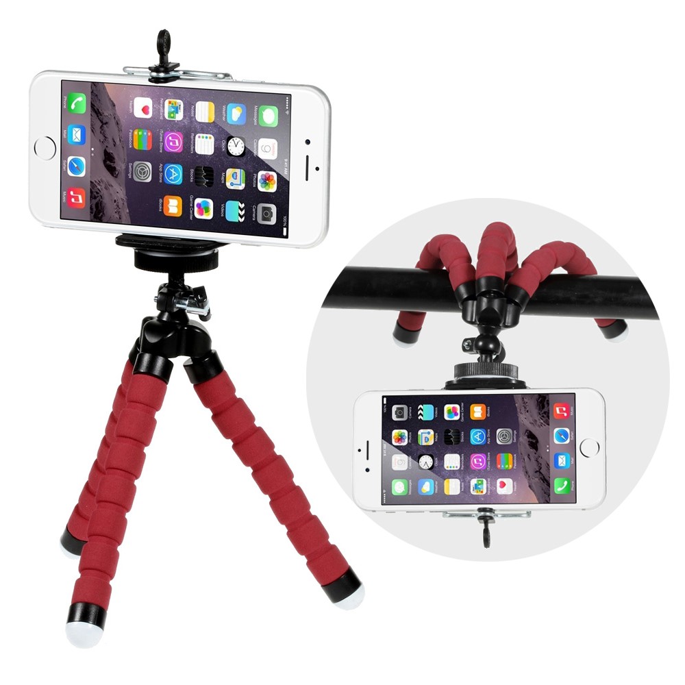 polvo-como faixa de fixação de montagem de telefone celular: 5.5-8.5CM - vermelho-1