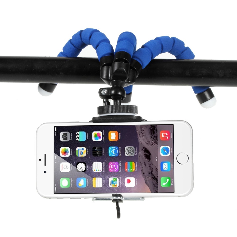 polvo-como faixa de fixação de montagem de telefone celular: 5.5-8.5CM - azul-3