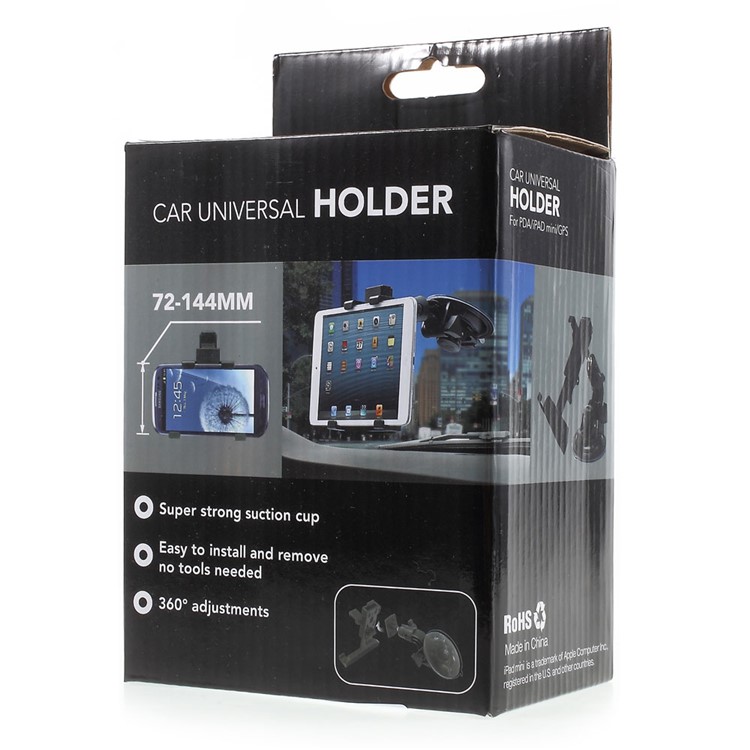 Universal Suction Cup Rotating Car Holder Mount for iPad Mini/ASUS Google Nexus 7 (J47+029B)-10
