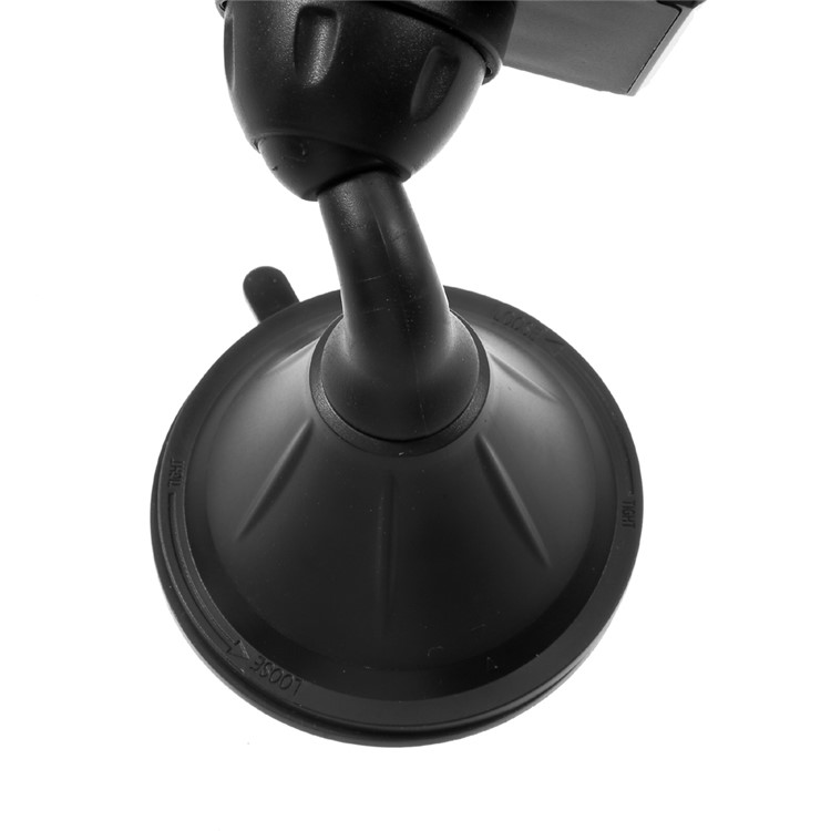C18-A Suction Cup Car Dashboard Mount Rotating Phone Holder for iPhone Samsung - Black-7